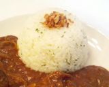 炊きたてご飯で簡単パセリバターライス♪作り方5写真