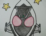 仮面ライダーフォーゼケーキ作り方1写真
