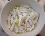 ヘルシー♬豚と白菜と餃子皮の重ね蒸し作り方1写真