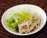 ヘルシー♬豚と白菜と餃子皮の重ね蒸し作り方3写真