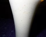 柿スムージー　京都カフェ作り方8写真