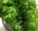 わさび菜のサラダ作り方1写真