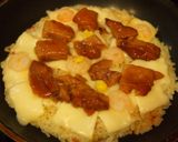 照り焼きチキン★エビピラフのピザ作り方4写真