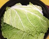 大きなロール白菜☆白菜・挽肉種で重ね蒸煮作り方7写真