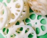 生姜が香る☻レンコンのはさみ焼き作り方1写真