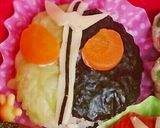 仮面ライダー ダブルの幼稚園キャラ弁♡作り方4写真
