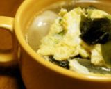 白菜とワカメの中華スープ作り方22写真
