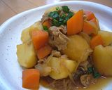 簡単♪旨い！鶏肉で☆肉じゃが☆カレー風味作り方11写真