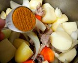 簡単♪旨い！鶏肉で☆肉じゃが☆カレー風味作り方5写真