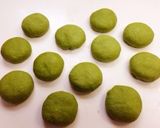抹茶あんぱん 四つ葉のクローバー作り方5写真