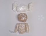 白うさぎなめこ☆キャラ弁作り方1写真