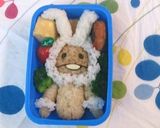 白うさぎなめこ☆キャラ弁作り方7写真