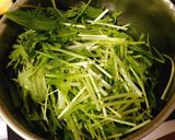 簡単もう1品☆水菜の和風だし和え＊作り方1写真