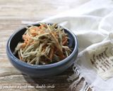 ごぼうと人参の胡麻味噌マヨサラダ作り方6写真