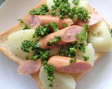 パセリたっぷり♡ごてあらポテトースト作り方4写真