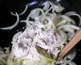 きのことベーコンの青汁クリームパスタ作り方3写真
