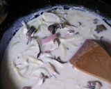 きのことベーコンの青汁クリームパスタ作り方4写真
