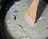 きのことベーコンの青汁クリームパスタ作り方6写真
