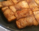 照り照り♪厚揚げの豚肉巻き作り方5写真