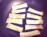 ささみと梅の焼き春巻き♡作り方4写真