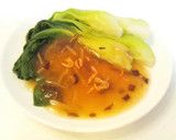 ふかひれスープの素で簡単あんかけ青梗菜♪作り方10写真
