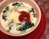 とろりんチーズとほうれん草の洋風茶碗蒸し作り方7写真