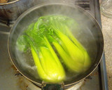 ふかひれスープの素で簡単あんかけ青梗菜♪作り方6写真