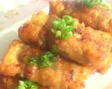 照り照り♪厚揚げの豚肉巻き作り方6写真