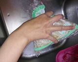 節約おつまみ♪天ぷら粉☆豆腐のお好み焼き作り方3写真