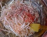 節約おつまみ♪天ぷら粉☆豆腐のお好み焼き作り方5写真