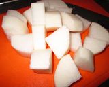 ピリうま♡大根とたまごの煮物作り方1写真