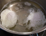 ◆舞茸と落とし卵のお吸い物◆おもてなし作り方1写真