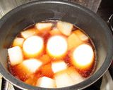 ピリうま♡大根とたまごの煮物作り方7写真