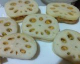 蓮根の鶏肉挟み焼き作り方5写真
