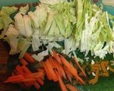 お好きな野菜で‼簡単イカの野菜炒め作り方1写真