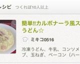 簡単!!カルボナーラ風スープうどん☆作り方9写真