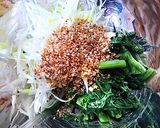 春菊と長ねぎの胡麻和え or ナムル作り方3写真