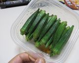 鍋、火、お湯不要! オクラの簡単キムチ風作り方4写真
