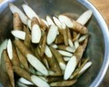 ごぼうとレンコンの煮物作り方1写真