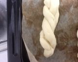 湯だね風手捏ねの三つ編みパン作り方5写真