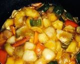 いかあんかけー韓国酢豚味ソス作り方4写真