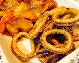 いかあんかけー韓国酢豚味ソス作り方6写真