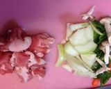 お肉と残り野菜の味噌炒め❤️作り方1写真