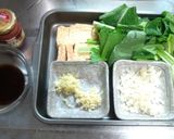 厚揚げと小松菜の麻婆炒め作り方1写真