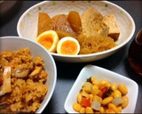 大根と焼き豆腐と半熟たまごの煮物♡作り方8写真