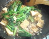 厚揚げと小松菜の麻婆炒め作り方4写真