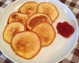 忙しい朝にも！片手でつまめるパンケーキ♪作り方5写真