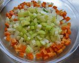 野菜とペンネ、トマト&クリームソース煮作り方2写真