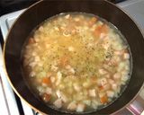 シャキシャキ蓮根のクリームリゾット☆作り方3写真