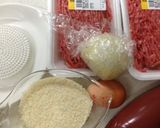 市販のルウで、きのこの煮込みハンバーグ作り方1写真